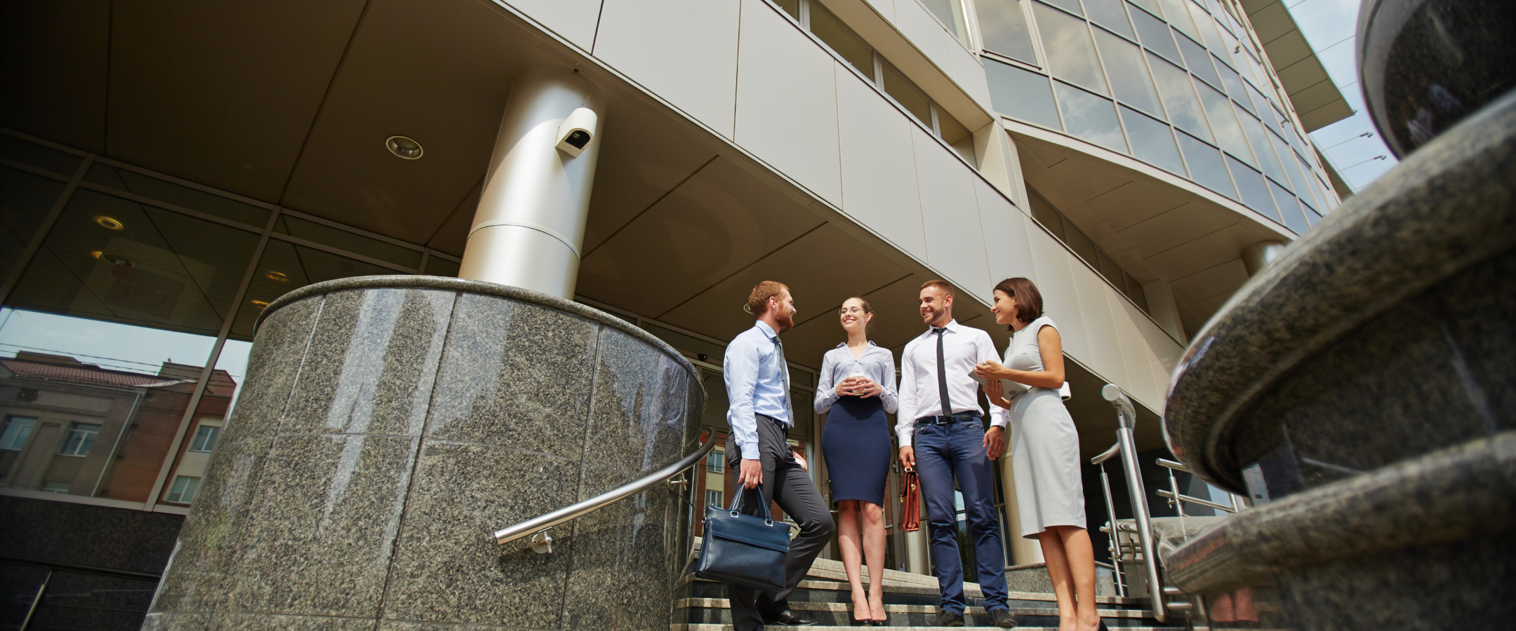 Business people standing